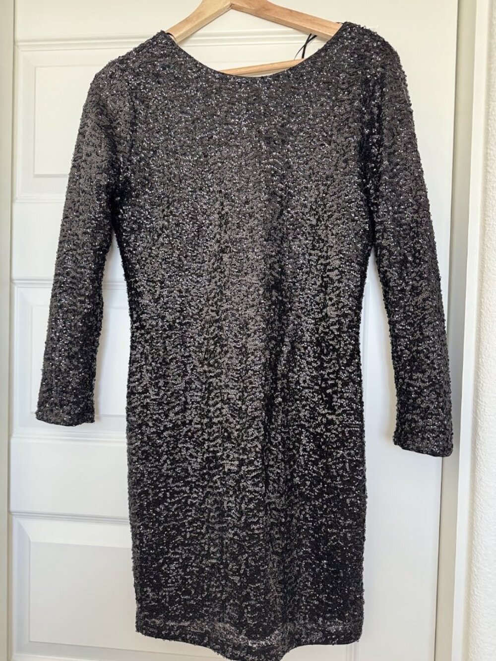 Black All over Sequin Dress